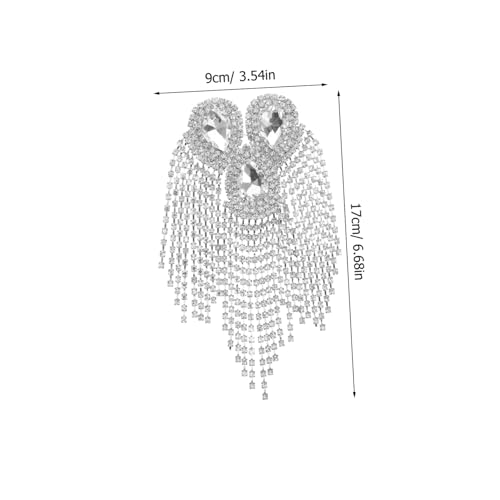 CORHAD Modische Quasten Schulterklappen mit Strass Europäisches Design Modische Ansteck Accessoires für Anzug Geeignet für Bankette Hochzeiten Partys Veredelte Tassel Epaulette mit Nadel CORHAD Modische Quasten Schulterklappen mit Strass Europäisches Design Modische Ansteck Accessoires für Anzug Geeignet für Bankette Hochzeiten Partys Veredelte Tassel Epaulette mit Nadel von CORHAD
