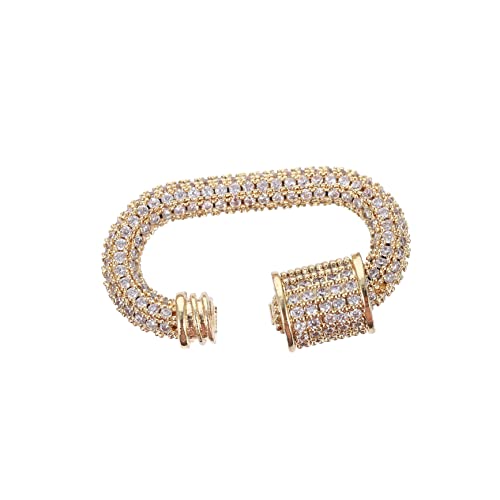 CORHAD Multifunktionale Halskettenschließe Verbindungsverschluss für DIY Schmuck Langlebig und Elegant für Armbänder und Halsketten für Projekte von CORHAD