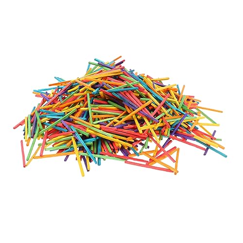 CORHAD Pack farbige Stäbchen Regenbogen- am Stiel Bastelstäbe aus Wachs Mini-Bastelstäbe bastelset basteln für Mehrzweck-Holzstöcke Holzstäbchen für DIY Linde Colorful CORHAD Pack farbige Stäbchen Regenbogen- am Stiel Bastelstäbe aus Wachs Mini-Bastelstäbe bastelset basteln für Mehrzweck-Holzstöcke Holzstäbchen für DIY Linde Colorful von CORHAD