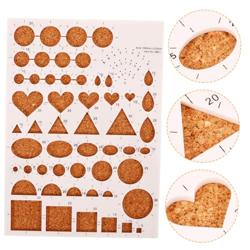 CORHAD Papier Quilling Vorlage Board Leicht Kompakt Ergonomisch für DIY Stabiles Quilling Werkzeug für Anfänger und Enthusiasten Handliches Bastel Papierstreifen Kunsthandwerk von CORHAD