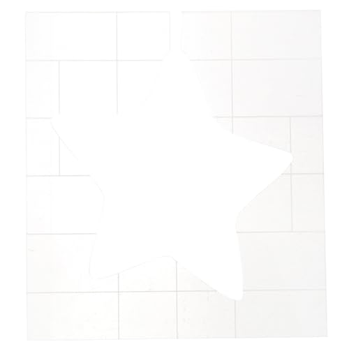 CORHAD Patchwork Quilt Schablone Stern Vorlage Acryl Langlebig Robust DIY Näh Stickvorlage für Quilten Handarbeit Zubehör Quilting Stencils Sewing Templates von CORHAD