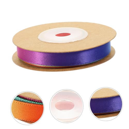 CORHAD Regenbogenband Breit Polyester Doppelseitig Bedruckt Farbverlauf Geschenkband DIY Bastelband für Schleifen Verpackung Dekoration Fest Hochzeit Geburtstagsfeier von CORHAD