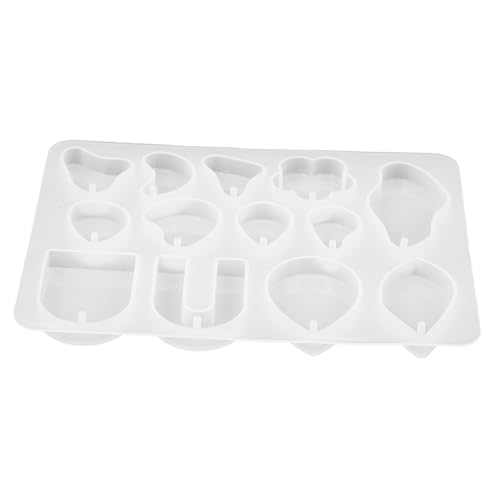 CORHAD Resin Craft Silikonform für Unregelmäßige Anhänger Flexible Reißfeste DIY Schmuck Gießform Langlebige Epoxidharz Schmuckherstellung Einfache Entnahme Waschbar Robust für von CORHAD