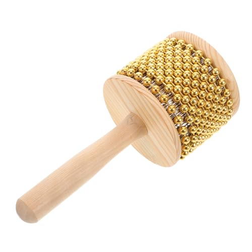CORHAD Rhythm Cabasa Holzgriff Musikinstrument mit Metallperlen Klarer Klang Vielseitiger Musikshaker für Erwachsene Tragbarer Percussion Shaker für Jazz und Weltmusik CORHAD Rhythm Cabasa Holzgriff Musikinstrument mit Metallperlen Klarer Klang Vielseitiger Musikshaker für Erwachsene Tragbarer Percussion Shaker für Jazz und Weltmusik von CORHAD