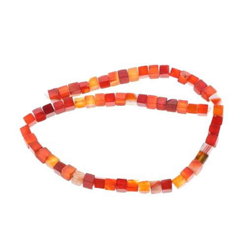 CORHAD Rote Quarz Würfel Perlen Lose Quadratische Steinperlen für Schmuckherstellung DIY Armband Halskette Bastelzubehör Langlebig Glänzend Flexibel Gestaltbar CORHAD Rote Quarz Würfel Perlen Lose Quadratische Steinperlen für Schmuckherstellung DIY Armband Halskette Bastelzubehör Langlebig Glänzend Flexibel Gestaltbar von CORHAD