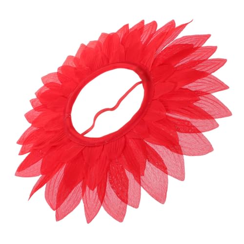 CORHAD Rotes Sonnenblumen kopfbedeckung Kostüm Party accessoire Lustiger Blumenkopf für Karneval Kindergarten Sportfest Kreative Freizeit CORHAD Rotes Sonnenblumen kopfbedeckung Kostüm Party accessoire Lustiger Blumenkopf für Karneval Kindergarten Sportfest Kreative Freizeit von CORHAD