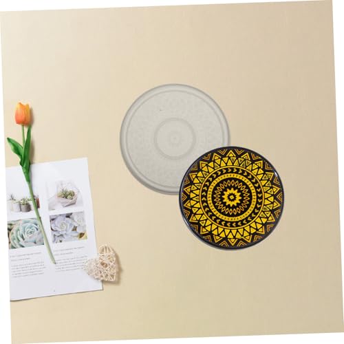 CORHAD Silikonform Mandala Untersetzer Rund Hitzebeständig DIY Gießform für Harz Silikon Basteln Tischdeko Minimalistisch Elegant CORHAD Silikonform Mandala Untersetzer Rund Hitzebeständig DIY Gießform für Harz Silikon Basteln Tischdeko Minimalistisch Elegant von CORHAD