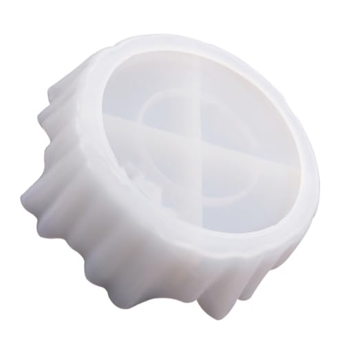 CORHAD Silikonform für Resin Blumentopf Gießform Unregelmäßige Form DIY Pflanzgefäß Bastelset Langlebig Flexibel Leicht Entformbar Kreativ Gestalten mit Glitzer und Blumen von CORHAD