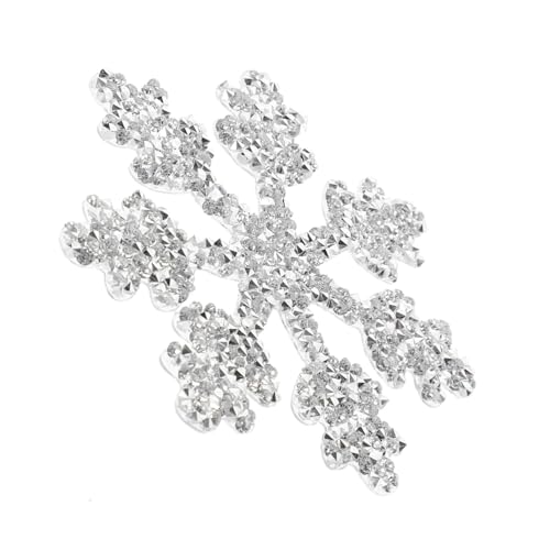 CORHAD Strass Aufnäher Eisen Patches für Kleidung DIY Glitzer Sticker für Designs Hochwertige Applikation für Kleidung Silberne von CORHAD