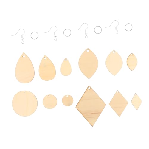 CORHAD Teiliges DIY Holzohrring mit Unvollendeten Holzanhängern Ohrhaken und Offenen Ringen Natürliche Holzcharms für Individuelle Schmuckherstellung und Originelles Basteln CORHAD Teiliges DIY Holzohrring mit Unvollendeten Holzanhängern Ohrhaken und Offenen Ringen Natürliche Holzcharms für Individuelle Schmuckherstellung und Originelles Basteln von CORHAD
