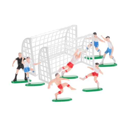 CORHAD Teiliges Kunststoff Miniatur Figuren mit Flexiblem Tor Design Authentische Fußballfeld deko für Geburtstagsfeier Jungen Fußball Party Tischdekoration CORHAD Teiliges Kunststoff Miniatur Figuren mit Flexiblem Tor Design Authentische Fußballfeld deko für Geburtstagsfeier Jungen Fußball Party Tischdekoration von CORHAD