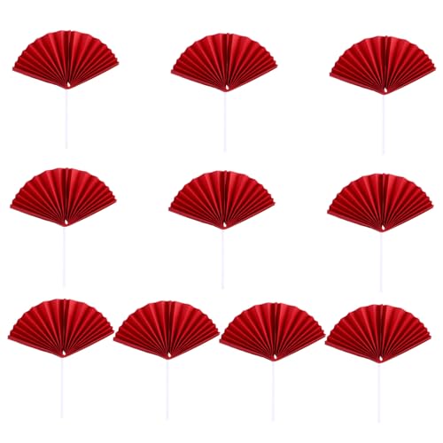 CORHAD Teiliges Rote Papierfächer Kuchenstecker Geburtstagstorten Dekorationen Kreative Cake Toppers aus Papier Sichere und Einzigartige Fan Förmige Picks für Unvergessliche Feiern CORHAD Teiliges Rote Papierfächer Kuchenstecker Geburtstagstorten Dekorationen Kreative Cake Toppers aus Papier Sichere und Einzigartige Fan Förmige Picks für Unvergessliche Feiern von CORHAD