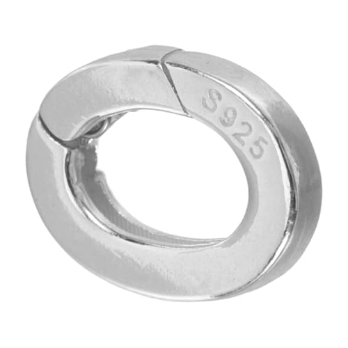 CORHAD Universeller Ovaler Federring-verschluss, Halsketten-verbinder Für Die Schmuckherstellung, Eleganter Metallverschluss Für Halsketten, Armbänder Und Fußkettchen, Diy-bastelclip CORHAD Universeller Ovaler Federring-verschluss, Halsketten-verbinder Für Die Schmuckherstellung, Eleganter Metallverschluss Für Halsketten, Armbänder Und Fußkettchen, Diy-bastelclip von CORHAD