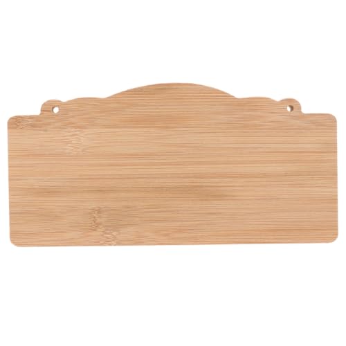 CORHAD Unlackiertes Bambus-holzschild zum Aufhängen Blanko DIY Laden Gartendekoration mit Zwei Löchern Vielseitig Beschriftbar für Tür Wand und Hochzeit von CORHAD