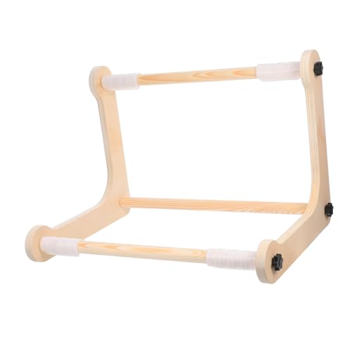 CORHAD Verstellbarer Stickrahmenhalter aus Robustem Holz Tragbarer Kreuzstichständer für Tisch und Schoß Kompakt und Flexibel für DIY Handarbeiten und Nähprojekte CORHAD Verstellbarer Stickrahmenhalter aus Robustem Holz Tragbarer Kreuzstichständer für Tisch und Schoß Kompakt und Flexibel für DIY Handarbeiten und Nähprojekte von CORHAD