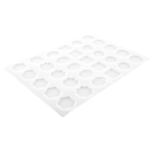 CORHAD Wachsstempel Silikonform Geometrische Silikonmatte für Wachsversiegelung Flexible Gießform für Einladungen Langlebig und Einfach zu Entformen von CORHAD