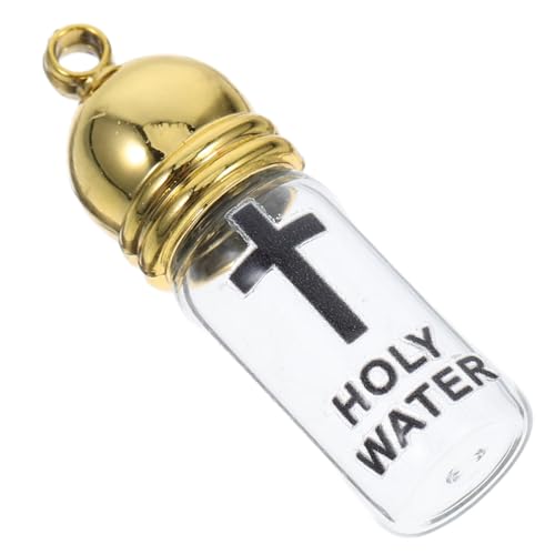 CORHAD Weihwasserflasche, Hochzeit, Taufe, Dekoration, Nachfüllbar, Weihwasserflasche, Leer, Segenswasserflasche, Glas, Kleine Stechpalmenwasserflasche, Tragbarer Wasserbehälter CORHAD Weihwasserflasche, Hochzeit, Taufe, Dekoration, Nachfüllbar, Weihwasserflasche, Leer, Segenswasserflasche, Glas, Kleine Stechpalmenwasserflasche, Tragbarer Wasserbehälter von CORHAD