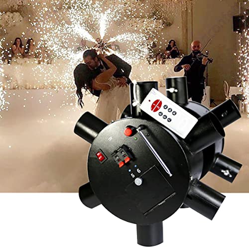 CORLYSE Pyrotechnisches Feuerwerk Kalte Pyro-Wunderkerzen-Brunnen-Maschine, kabellose Fernbedienung, Hochzeitswunderkerze, pyrotechnisches System von CORLYSE