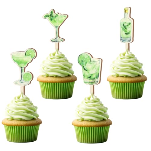 CORNER LACE Cupcake-Aufsätze aus Holz, Margs und Ehe, Cocktail-Cupcake-Picks für Martini, Geburtstag, Margarita, Cinco de Mayo, Junggesellinnenabschied, Brautparty, mexikanische Fiesta, Hochzeit CORNER LACE Cupcake-Aufsätze aus Holz, Margs und Ehe, Cocktail-Cupcake-Picks für Martini, Geburtstag, Margarita, Cinco de Mayo, Junggesellinnenabschied, Brautparty, mexikanische Fiesta, Hochzeit von CORNER LACE