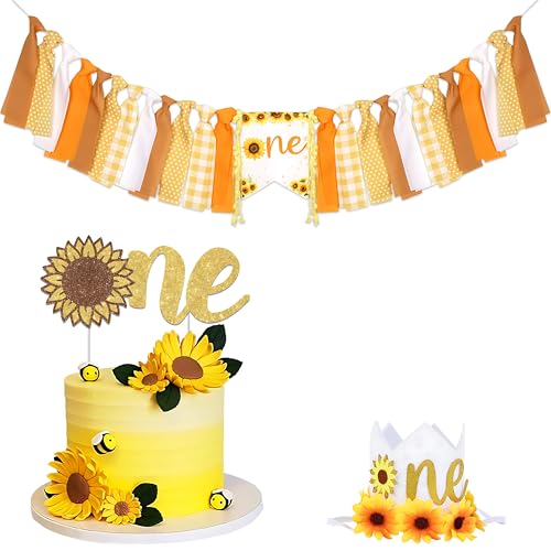 CORNER LACE Sonnenblume 1. Geburtstag Party Dekorationen Gelb Silber, Einschließlich Hochstuhl Banner Erster Geburtstag Hut Glitzer Krone Kuchen Topper, Blume Ein Jahr Alt Party Supplies Foto CORNER LACE Sonnenblume 1. Geburtstag Party Dekorationen Gelb Silber, Einschließlich Hochstuhl Banner Erster Geburtstag Hut Glitzer Krone Kuchen Topper, Blume Ein Jahr Alt Party Supplies Foto von CORNER LACE