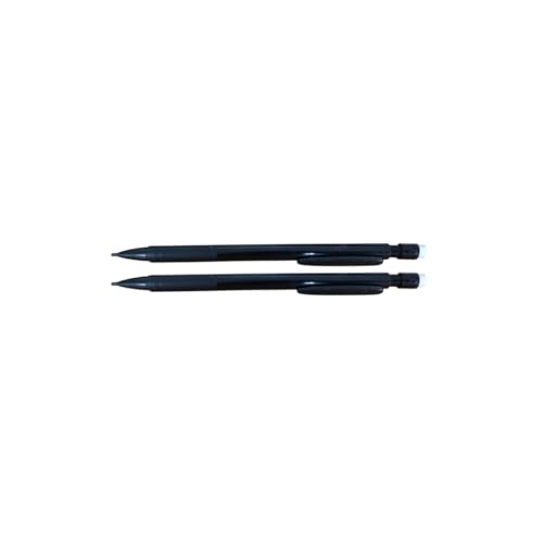COS Druckbleistifte, 0,7 mm HB-Mine, schwarzer Schaft mit integriertem Radiergummi, vorgeladen mit 3 Minen, Packungsoptionen 1-20 (2) von COS
