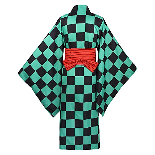 COSDREAMER Japanischer Kimono Anime Cosplay Kostüm Halloween Verkleidung (blau, 3XL) von COSDREAMER