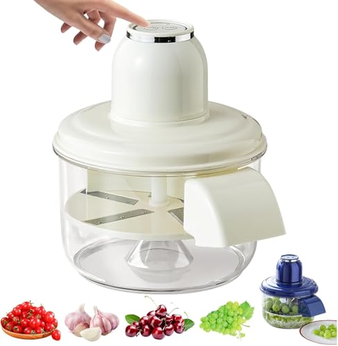 Elektrische Traubenschälmaschine, Automatische Schälmaschine, Electric Grape Peeling Machine Automatischer Obstschäler Knoblauchschälmaschine Kartoffelschäler für Trauben Tomaten (Weiß) von COSEN