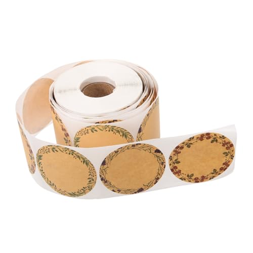COSMEVIVI 1 Rolle Namensschild Selbstklebendes Etikettenpapier Dekorative Etiketten Beschreibbare Etiketten Flaschenetiketten Aufkleber Glasetikettenaufkleber Geschenkaufkleber Etiketten von COSMEVIVI