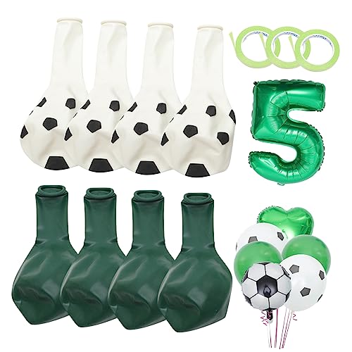 COSMEVIVI 1 Satz Fußball Luftballon Set Geburtstagsdeko für Party Supplies für Fußballfeiern Dekoration für Jubiläums und Kinderpartys COSMEVIVI 1 Satz Fußball Luftballon Set Geburtstagsdeko für Party Supplies für Fußballfeiern Dekoration für Jubiläums und Kinderpartys von COSMEVIVI
