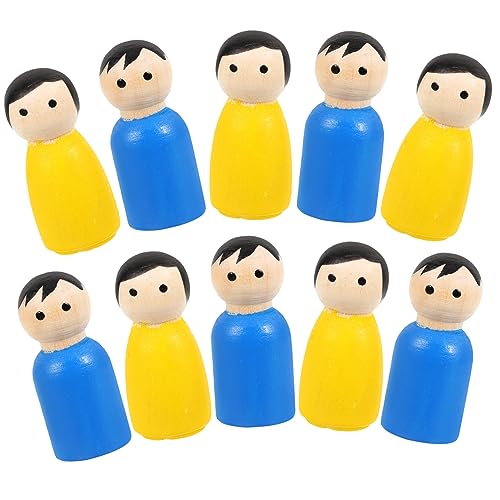 COSMEVIVI 1 Satz Holz Peg Dolls Unbemalt Teiliges DIY Holzfiguren zum Basteln für Kreative Holzpuppen zum Malen für Spielzimmer Dekoration und Handwerkliche Projekte COSMEVIVI 1 Satz Holz Peg Dolls Unbemalt Teiliges DIY Holzfiguren zum Basteln für Kreative Holzpuppen zum Malen für Spielzimmer Dekoration und Handwerkliche Projekte von COSMEVIVI