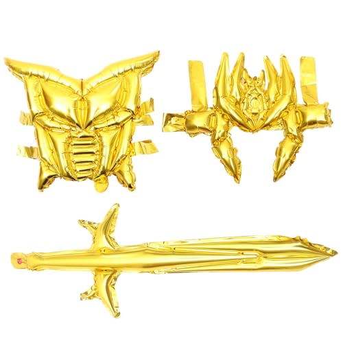 COSMEVIVI 1 Set Rüstungsballon Set Cosplay Kostüm Home Cosplay Spielzeug Kampfschwert Kampf Cosplay Bühnenrequisiten Spielzeug Party Requisite Requisite Party Partyzubehör von COSMEVIVI