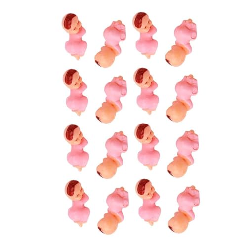 COSMEVIVI 100 STK Kleinkinder Puppenbett Badespielzeug Mini- Etagenbett Für Puppen -babypuppe Kleinkindspielzeug Puppenwagen Puppenständer Miniatur Rosa von COSMEVIVI