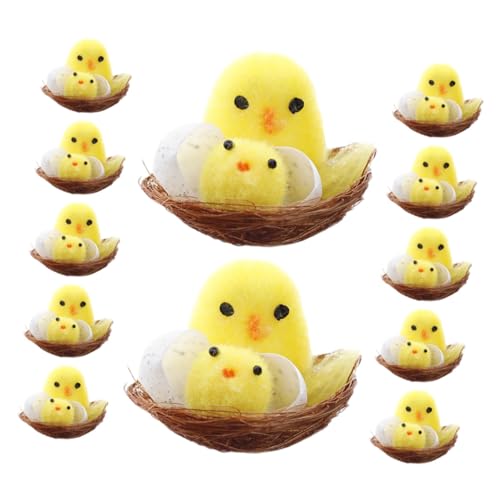 COSMEVIVI 12 Stück Osterküken, Babyküken, Osterdeko, Simuliertes Flauschiges Küken, Kleines Huhn, Osterküken Dekoration, Mini Flauschküken, Küken , Kleine Küken Für Ostern, Mini Küken COSMEVIVI 12 Stück Osterküken, Babyküken, Osterdeko, Simuliertes Flauschiges Küken, Kleines Huhn, Osterküken Dekoration, Mini Flauschküken, Küken , Kleine Küken Für Ostern, Mini Küken von COSMEVIVI