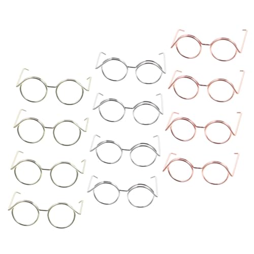 COSMEVIVI 12stücke Puppenbrillen Mini Puppe Sonnenbrille Kupferdraht Puppen-ankleidebrillen Puppenzubehör Puppenbrillen Zur Dekoration Brillen-Requisiten Zum Anziehen Lustige Brillendekore COSMEVIVI 12stücke Puppenbrillen Mini Puppe Sonnenbrille Kupferdraht Puppen-ankleidebrillen Puppenzubehör Puppenbrillen Zur Dekoration Brillen-Requisiten Zum Anziehen Lustige Brillendekore von COSMEVIVI