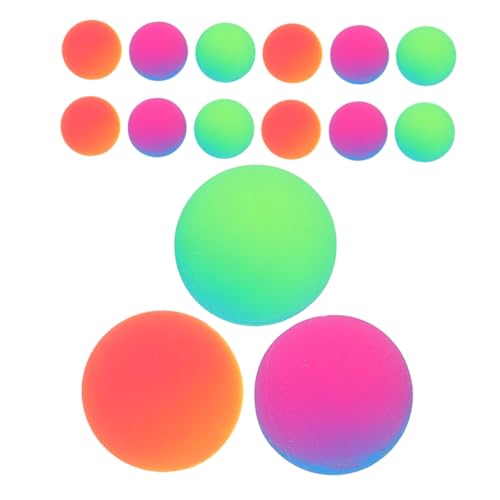 COSMEVIVI 18 Stück Teiliges Bunte Gummibälle Elastisch Leichte Bälle für Partyspiel Preise Klassenzimmer Feste Outdoor Spielspaß Teamfördernd COSMEVIVI 18 Stück Teiliges Bunte Gummibälle Elastisch Leichte Bälle für Partyspiel Preise Klassenzimmer Feste Outdoor Spielspaß Teamfördernd von COSMEVIVI