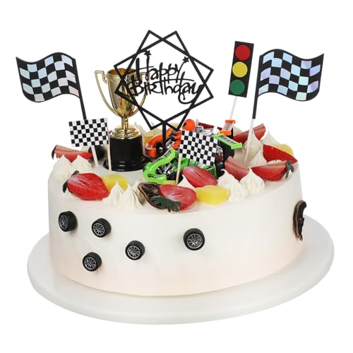 COSMEVIVI Rennen Geburtstag Kuchen Topper 23pcs Auto Kuchen Dekorationen Mini Trophäe Cupcake Topper Geburtstag Thema Party Liefert COSMEVIVI Rennen Geburtstag Kuchen Topper 23pcs Auto Kuchen Dekorationen Mini Trophäe Cupcake Topper Geburtstag Thema Party Liefert von COSMEVIVI
