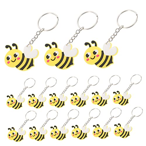 COSMEVIVI 24 Stück Bienen Schlüsselanhänger, Rucksack Schlüsselanhänger, Partygeschenke, Metall Schlüsselanhänger, Cartoon Bienen Anhänger, Schlüsselanhänger, Neuheit, Schlüsselanhänger, COSMEVIVI 24 Stück Bienen Schlüsselanhänger, Rucksack Schlüsselanhänger, Partygeschenke, Metall Schlüsselanhänger, Cartoon Bienen Anhänger, Schlüsselanhänger, Neuheit, Schlüsselanhänger, von COSMEVIVI