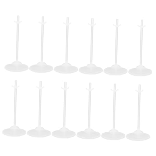 COSMEVIVI 24 Stück Puppenständer, Clip Figurenhalter, Ständer, Actionfiguren Ausstellungsständer, Puppenständer, Puppenhalter Organizer, Figurenständer, Actionfiguren Puppenständer, Mädchen von COSMEVIVI