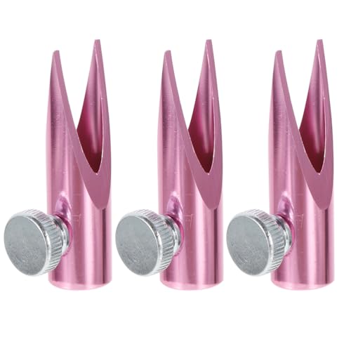 COSMEVIVI 3-teiliger manueller Bleistiftspitzer: Kompakte Anspitzerhilfe für Buntstifte und Augenbrauenstifte – Aluminiumlegierung für Stabilität und Effizienz von COSMEVIVI