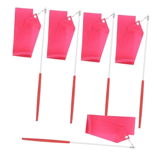 COSMEVIVI 5 Stück Kindergymnastikbänder, Farbige Streamer Bänder, Performance Stab, Rhythmusgymnastik Band, Tanz Farbstreamer Band, Stab, Gymnastik Trainingsbänder COSMEVIVI 5 Stück Kindergymnastikbänder, Farbige Streamer Bänder, Performance Stab, Rhythmusgymnastik Band, Tanz Farbstreamer Band, Stab, Gymnastik Trainingsbänder von COSMEVIVI