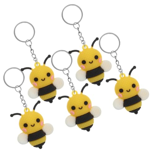 COSMEVIVI 5 Stück Kleine Bienenanhänger, Taschenanhänger, Biene, Schlüsselanhänger, Dekoration, Autoschlüsselanhänger, Rucksackschlüsselanhänger, Partygeschenke, Taschen Hängedekoration, COSMEVIVI 5 Stück Kleine Bienenanhänger, Taschenanhänger, Biene, Schlüsselanhänger, Dekoration, Autoschlüsselanhänger, Rucksackschlüsselanhänger, Partygeschenke, Taschen Hängedekoration, von COSMEVIVI