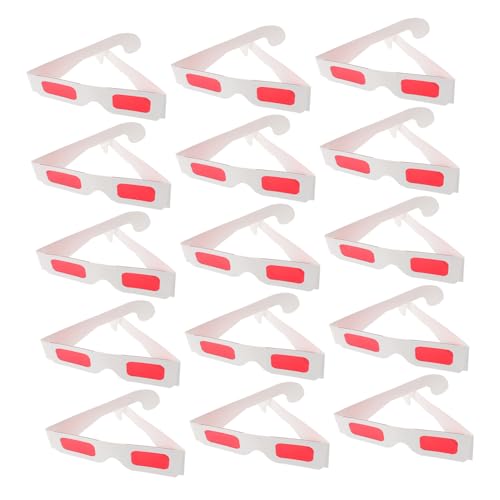 COSMEVIVI 50 Stück Valentinstag Brillen mit Roten Gläsern Leichte Ergonomische Papierbrillen für Party Gastgeschenke und Heimunterhaltung mit Buntem Design COSMEVIVI 50 Stück Valentinstag Brillen mit Roten Gläsern Leichte Ergonomische Papierbrillen für Party Gastgeschenke und Heimunterhaltung mit Buntem Design von COSMEVIVI