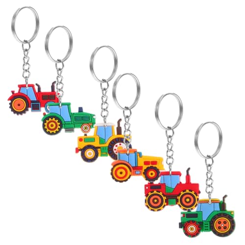 COSMEVIVI 6Stücke Teiliges Farmfahrzeug Schlüsselanhänger Niedliche Traktoren für und Preise für Erntefeste und Klassenzimmer Vielseitige Dekoration für Taschen COSMEVIVI 6Stücke Teiliges Farmfahrzeug Schlüsselanhänger Niedliche Traktoren für und Preise für Erntefeste und Klassenzimmer Vielseitige Dekoration für Taschen von COSMEVIVI