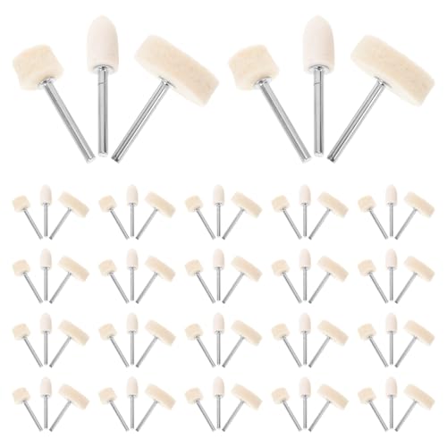 COSMEVIVI 88-teiliges Woll-Schleif- und Polierscheiben-Set, Filz-Polierpads, Schleifbits für Rotationswerkzeuge, Polierset für Holz, Metall, Kunststoff, Schmuck, DIY-Projekte COSMEVIVI 88-teiliges Woll-Schleif- und Polierscheiben-Set, Filz-Polierpads, Schleifbits für Rotationswerkzeuge, Polierset für Holz, Metall, Kunststoff, Schmuck, DIY-Projekte von COSMEVIVI