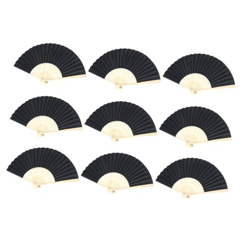 COSMEVIVI 9 Stück Leerer Papierventilator Handgehaltene Stofffächer Faltbarer Lüfter Faltfächer aus Papier kleiner faltbarer Handfächer schwarze Faltfächer Handfächer zum Selbermalen COSMEVIVI 9 Stück Leerer Papierventilator Handgehaltene Stofffächer Faltbarer Lüfter Faltfächer aus Papier kleiner faltbarer Handfächer schwarze Faltfächer Handfächer zum Selbermalen von COSMEVIVI