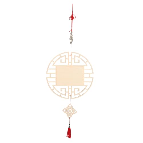 COSMEVIVI Delikater Chinesischer Holzanhänger Unfertiger Wandbehang DIY Bastelset Klassisch Antik Retro Design für Kindergarten Klassenzimmer Flur Dekoration COSMEVIVI Delikater Chinesischer Holzanhänger Unfertiger Wandbehang DIY Bastelset Klassisch Antik Retro Design für Kindergarten Klassenzimmer Flur Dekoration von COSMEVIVI