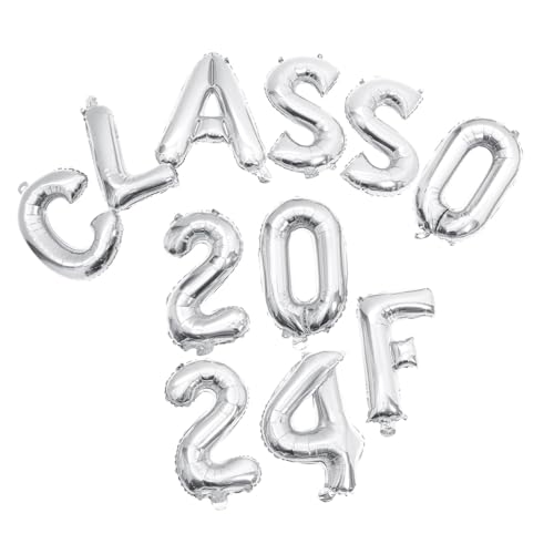 COSMEVIVI Graduation Party Ballon Silber Class Of Deko Luftballons für Abschlussfeier Wanddeko Fotohintergrund Party Supplies COSMEVIVI Graduation Party Ballon Silber Class Of Deko Luftballons für Abschlussfeier Wanddeko Fotohintergrund Party Supplies von COSMEVIVI