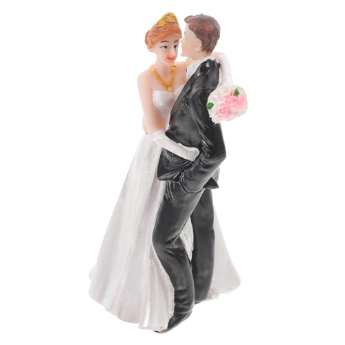 COSMEVIVI Hochzeitstorten Dekoration, Paarfigur, Tischtorten, Hochzeits Braut Und Bräutigam Accessoire, Desktop Paarpuppe, Kompakte Braut Bräutigam Figur, Multifunktionales Paarpuppen COSMEVIVI Hochzeitstorten Dekoration, Paarfigur, Tischtorten, Hochzeits Braut Und Bräutigam Accessoire, Desktop Paarpuppe, Kompakte Braut Bräutigam Figur, Multifunktionales Paarpuppen von COSMEVIVI
