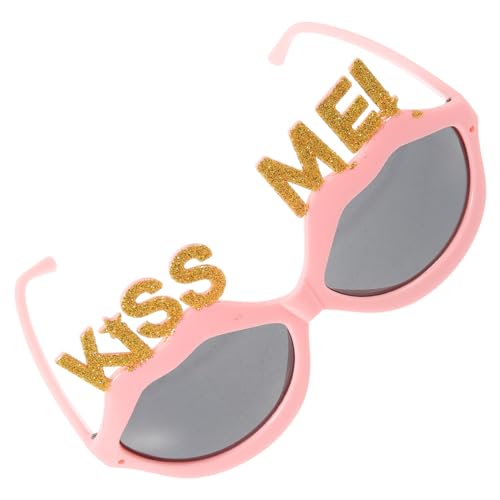 COSMEVIVI Lustige Brille Für Erwachsene Lippenform Party-sonnenbrille Photo Booth-requisite Neonbrille Für Bachelorette von COSMEVIVI