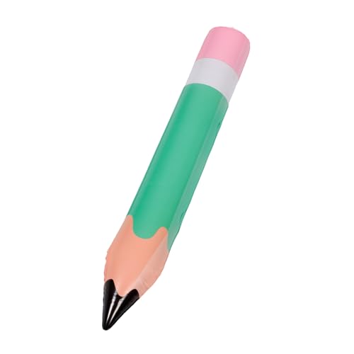 COSMEVIVI PVC Aufblasbarer Großer Bleistiftballon Grün Dekorativer Party und Klassenzimmerballon als Dekoration und Fotorequisite für Schulanfang und Besondere Anlässe von COSMEVIVI